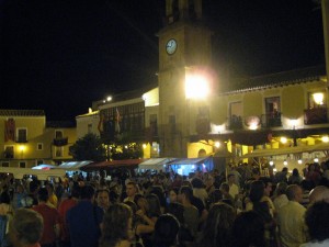 panorámica de la plaza