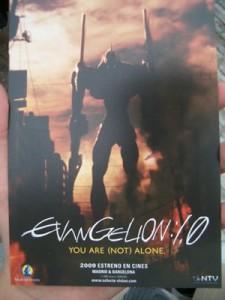 Cartel Evangelion You are (not) Alone 1.11